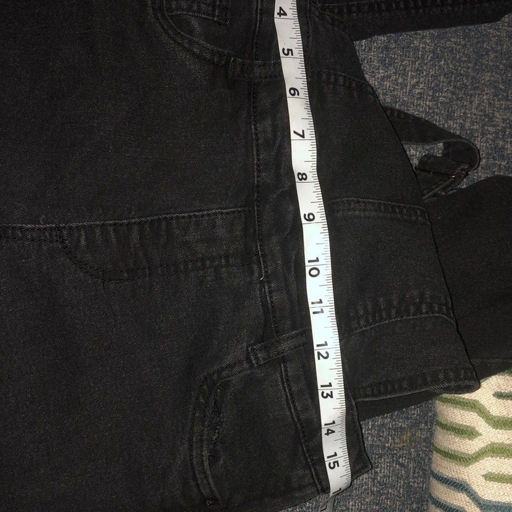 Dollhouse Black Denim Overalls - Picture 6 of 9